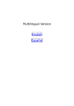 Multilingual Version English Espa&ntilde;ol 中文 Italiano Fran&ccedil;ais 日本語
