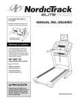 MANUAL DEL USUARIO - Icon Heath & Fitness