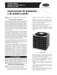 Instrucciones de instalación y de puesta a punto