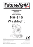 FUTURELIGHT MH-840 User Manual