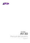 Manual del usuario • AV 30 - M