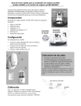 Colocación de las pilas Componentes Configuración Calibración