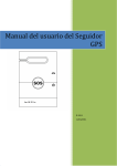 Manual del usuario del Seguidor GPS