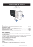 Folleto de instrucciones del cerradura de pestillo M300