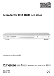 Reproductor DivX DVD MD 42068