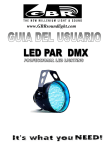 SPOT LED PAR DMX SPANISH MANUAL