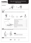 Pole with Clamp/Grommet Attachment User`s manual