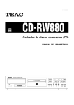 CD-RW880 - Teacmexico.net