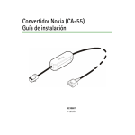 Convertidor Nokia (CA-55) Guía de instalación