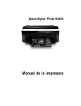 Manual de la impresora - Epson America, Inc.