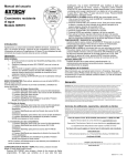 Manual del usuario Cron&oacute;metro resistente al agua Modelo 365515