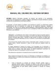 MANUAL DEL USUARIO DEL SISTEMA INFOMEX