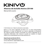 Altavoz de bolsillo Kinivo ZX100