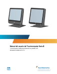 Manual del usuario del Touchcomputer Serie-B