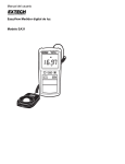 Manual del usuario EasyView Medidor digital de luz Modelo EA31