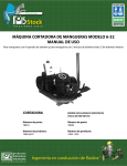 Maquina Cortadora Modelo 6-32