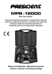 MPB -12000 - Groupe President Electronics