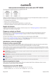 Instrucciones de instalación de la radio serie VHF 100/200