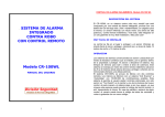 . SISTEMA DE ALARMA INTEGRADO CONTRA ROBO CON