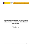 Descarga y tratamiento de informaci&oacute;n alfanum&eacute;rica