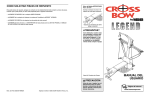 MANUAL DEL USUARIO - Icon Heath & Fitness