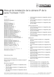 Manual de instalación de la cámara IP de la serie TruVision 11/31