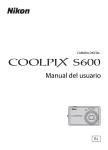 Coolpix S600 - Manual del Usuario
