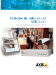 Grabador de v&iacute;deo en red AXIS 262+