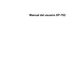 Manual del usuario de la XP-702