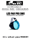 MANUAL DEL USUARIO DE LED PAR PRO DMX