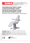 poltrona elettrica luxor luxor electronic chair fauteuil électrique luxor