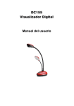 DC155 Visualizador Digital Manual del usuario