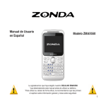 Manual de usuario en español Modelo ZMAX550