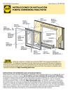 instrucciones de instalación puerta corredera para patio