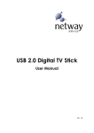 USB 2.0 Digital TV Stick User Manual (ENG/SPA)
