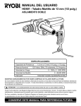 MANUAL DEL USUARIO HD501 - Taladro Martillo de