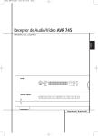 Receptor de Audio/Vídeo AVR 745