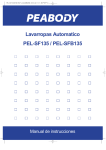 Lavarropas Automatico PEL-SF135 / PEL-SFB135