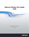 Altavoz Christie Vive Audio LS3S