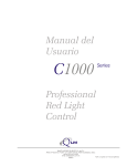 Manual del Usuario Professional Red Light Control Series