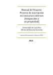 Manual de Usuario: Proceso de inscripción en concursos internos