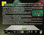 TRANSMISOR OPTICO TO-1306