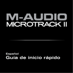 Guía de inicio rápido de MicroTrack II