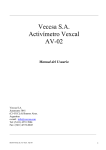Veccsa S.A. Activímetro Vexcal AV-02