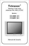 Televisor Color para sistemas PAL N/M y NTSC Manual del Usuario