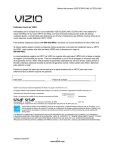 Manual del usuario VIZIO E320VL-MX y E370VL