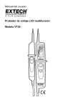 Manual del usuario Probador de voltaje LCD multifunción Modelo