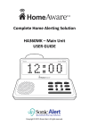 Complete Home Alerting Solution HA360MK – Main Unit USER