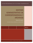 sistema administrativo de correspondencia y archivos