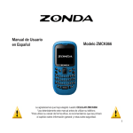 Manual de usuario en español Modelo ZMCK866